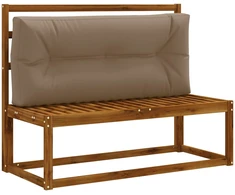 Pallet atlošas VIANEN 100% poliesteris Taupe 120 x 40 x 12 cm