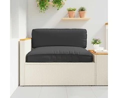 Pagalvėlė Juoda 120 x 80 x 12 cm Oksfordo audinys