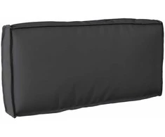 Pagalvėlė Juoda 80 x 40 x 12 cm Oksfordo audinys