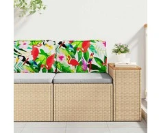 Pagalvėlė Gėlių Įvairiaspalvis 50 x 40 x 12 cm Oksfordo audinys