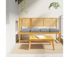 Pagalvėlė 4 pcs Pilka 40 x 40 x 8 cm Oksfordo audinys