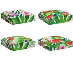 Pagalvėlė 4 pcs Įvairiaspalvis 40 x 40 x 8 cm Oksfordo audinys