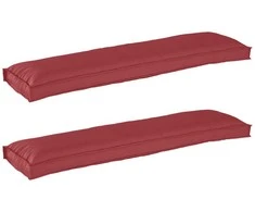 Pallet pagalvių rinkinys 2 pcs Antracitas 150 x 40 x 8 cm