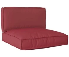 Pallet pagalvių rinkinys 2 pcs Kreminė Oksfordo audinys