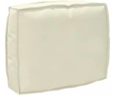 Pallet pagalvių rinkinys 2 pcs Kreminė Oksfordo audinys
