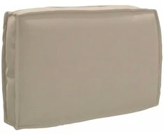 Pallet pagalvių rinkinys 2 pcs Taupe Oksfordo audinys