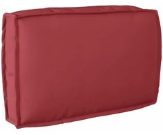 Pallet pagalvių rinkinys 2 pcs Vyno raudona Oksfordo audinys