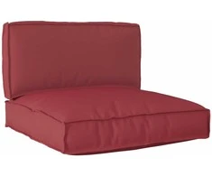 Pallet pagalvių rinkinys 2 pcs Vyno raudona Oksfordo audinys