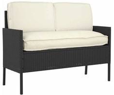 Pagalvių komplektas 3 pcs Kreminė Oksfordo audinys