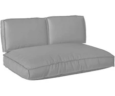Pagalvių komplektas 3 pcs Pilka Oksfordo audinys