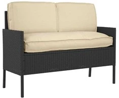 Pagalvių komplektas 3 pcs Smėlio Oksfordo audinys