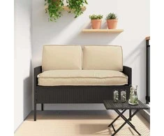 Pagalvių komplektas 3 pcs Smėlio Oksfordo audinys