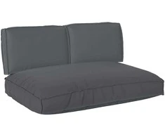 Pagalvių komplektas 3 pcs Antracitas Oksfordo audinys