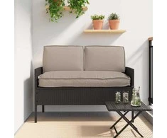 Pagalvių komplektas 3 pcs Taupe Oksfordo audinys