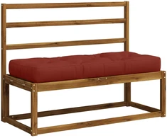 Pallet sėdynės pagalvėlė VIANEN 100% poliesteris Raudona