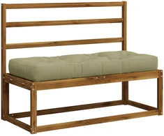 Pallet sėdynės pagalvėlė VIANEN 100% poliesteris Šviesiai žalia