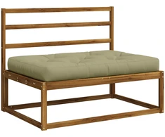 Pallet sėdynės pagalvėlė VIANEN 100% poliesteris Šviesiai žalia