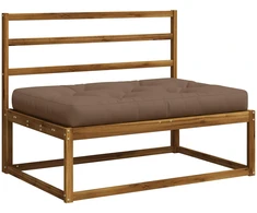 Pallet sėdynės pagalvėlė VIANEN 100% poliesteris Taupe
