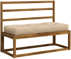 Pallet sėdynės pagalvėlė VIANEN 100% poliesteris Kreminė
