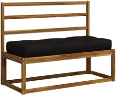 Pallet sėdynės pagalvėlė VIANEN 100% poliesteris Juoda
