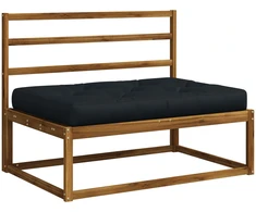 Pallet sėdynės pagalvėlė VIANEN 100% poliesteris Tamsiai mėlyna