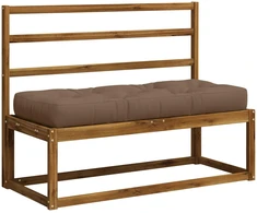 Pallet sėdynės pagalvėlė VIANEN 100% poliesteris Taupe