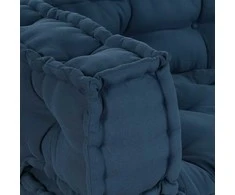 Šiuolaikinis sofos pagalvėlė 3 pcs Indigo 120 x 80 x 38 cm