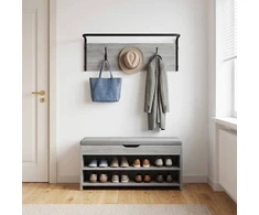 Paltas Pilka Sonoma 60 x 30 x 25 cm Apdirbta mediena