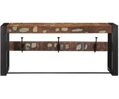 Paltų kabykla Daugiaspalvė 80x35x35cm Regeneruota medžio masyva