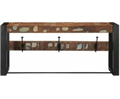 Paltų kabykla Daugiaspalvė 80x35x35cm Regeneruota medžio masyva