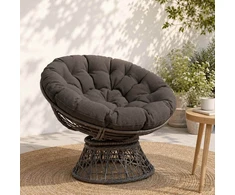 Papasan tipo pagalvė VIANEN 100% poliesteris Antracito