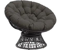 Papasan tipo pagalvė VIANEN 100% poliesteris Antracito