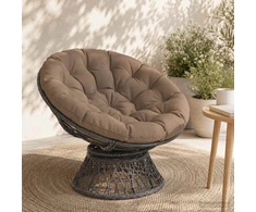 Papasan tipo pagalvė VIANEN 100% poliesteris Taupe