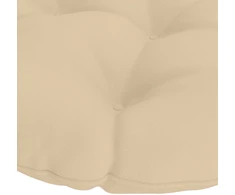 Papasan tipo pagalvė VIANEN 100% poliesteris Kreminė