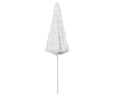 Paplūdimio skėtis, baltos spalvos, 300cm, havajietiško dizaino
