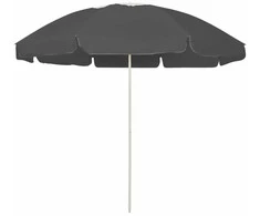 Paplūdimio skėtis nuo saulės, antracito spalvos, 240cm