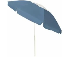 Paplūdimio skėtis nuo saulės, mėlynos spalvos, 240cm