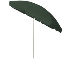 Paplūdimio skėtis nuo saulės, žalios spalvos, 300cm