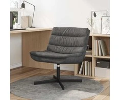 Sukamasis krėslas Juoda 63 x 75 x 76 cm Antikinis PU