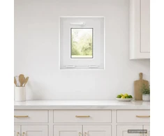 Bendras lango vidinis atspalvis baltas RISOR 40 x 45 cm