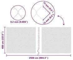 Paukščių apsaugos tinklas Žalia 4 x 25 m Polietilenas