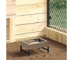 Paukščių šėrykla Sidabro 80 x 28 x 13.5 cm Cinkuota plienas