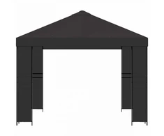 Pavėsinė 3 x 3 m Antracito Poliesteris ir plienas 190 gsm