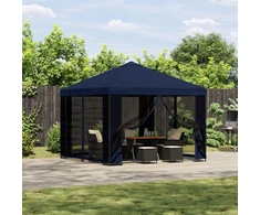 Pavėsinė 3 x 3 m Mėlyna Poliesteris ir plienas 190 gsm