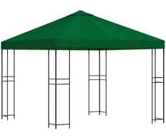Pavėsinė 3 x 3 m Žalia Poliesteris ir plienas 190 gsm