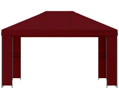 Pavėsinė 4 × 3 m Vyšninė Poliesteris ir plienas 190 gsm