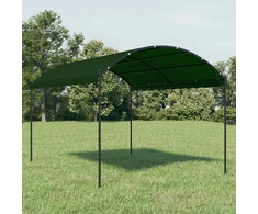 Pavėsinė 4 x 3 x 2,6 m Žalia Poliesteris ir plienas