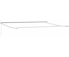 Traukiamas markizės rėmas Baltas 500 × 300 cm Aliuminis