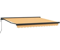 Pavėsinė Smėlio 400 × 300 cm Poliesteris ir aliuminis