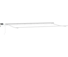 Markizės rėmas Balta 600 × 350 cm Aliuminis